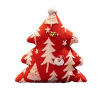 Plush Christmas Decor, Soft Decorative Cushion for Holiday, Pillow Stuffed with Cozy Boho Style, Holiday Accent for Sofa, Couch, Bed, Living Room, Bedroom, Indoor and Home,19.69 Inches