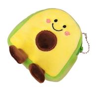 Plush Coin Purse, Avocado Wallet, Soft Change Pouch, Cute Zipper Bag, Cash Holder, Fun Travel Accessory, Lightweight & Portable Gift for Kids & Adults (Green, 1 Pack), Atributo único, Se référer au