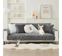 Plush Couch Cover Soft Thickened Sectional Sofa Cushion Covers Autumn and Winter Soft Warm Couch Cover 1-3 Seats Sofa Cover Non Slip and Washable Couch Slipcover,Dgray,70 * 90cm/27.6 * 35.4in(Dgray,Pi