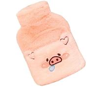 Plush Cover Hot Water Bottle with Cute Dibujos Animales Design, Removable Hand Feet Warmer, Multifuncional Heating Pad for Home, Office, Travel, and Cold Weather Comfort