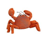 Plush Crab Hugging Pillows Soft Stuffed Sea Life Crab Toy Huggable Red Crab Cute Plushie 11.8"-Yvan