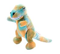 Plush Dinosaur Dog Toy, Interactive Dog Chew Toy, Squeaky Doll, Teeth Cleaning & Bite Resistant, Ideal for Small & Medium Breeds for Dogs & Cats, Size 8.66x6.3 Inches