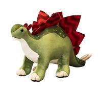 Plush Dinosaur - Simulated Soft Animal Figurine for Home Decor | Stuffed Dinosaur Toy with Realistic Detail, Cuddly Plush Ornament for Boys Girls Adults Sofa Car Interior Bookshelf Display, Green Blue