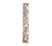 Plush Display Tube - Capa de almacenamiento para animales, Clear Cylinder Organizer, Oversized Soft Container | Playroom Bedroom Nursery Accessory, Multi-Purpose Kids Collection Storage for Playthings