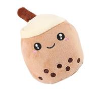 Plush Dog Toy Bubble Tea Dog Pillow Cartoon Dog Plush Pillow Stuffed Tea Pillow for Pets Plush Pillow for Dogs Soft Animal Plush Pillow Hugging Pillow for Cats Bubble Tea Plush Toy for Pets Soft Plush