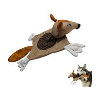 Plush Dog Toy - Cartoon Squeaky Teether for Interactive Play | Soft Fabric with Built In Sound Squeaker, Noise Maker Insert, Bite Training Toy for Small Medium Large Dogs Puppy Teeth Cleaning