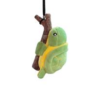 Plush Doll Car Rear View Mirrors Pendant | Cute Turtle and Panda Shape - Exquisite Interior Accessories for Bags Backpacks Keys Cell Phone