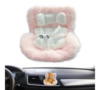 Plush Doll Seat, Car Vent Chair, 6.1x6.1x2.36 Inches Mini Seats Design and Clip on Attachment, Air Vent Ornament for Automotive, Sedan, RV, Truck, Desktop, Dashboard