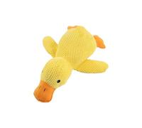 Plush Duck Dog Toy - Soft Fabric Squeaky Chew Plaything, Interactive Pet Entertainment Item, Indoor Outdoor Canine Activity Fun, Designed With Built In Sound Engagement | Suitable For Puppy Training E