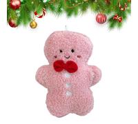 Plush Gingerbread 7 Inches - Christmas Pillow ¦ Cute Gingerbread Toy Ornament for Christmas Tree, Soft Decorative Pillow for Sofa Plush for Chair Table , Window Festive Cushion Season Decoration