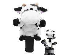 Plush Golf Head Covers, Cartoon Stuffed Animal Driver and Putter Headcover, 40 x 18 x 9 cm, 15,75 x 7,09 x 3,54 pulgadas Golf Club Protector, Ideal para protección de madera, Plush