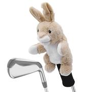 Plush Golf Head Covers, Driver Covers Golfing Heads, Cartoon Stuffed Animal Putter Headcover, Wood Club Protector, Soft and Sturdy Golf Accessory, Fun Design for Adults, Gift