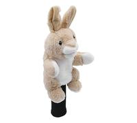 Plush Golf Head Covers, Soft Driver Wood Putter Protector, Club Headcover Set for Course Use or Travel, Funny Animal Themed Protection to Golfing Bags 15.75x7.09x3.54 Inches
