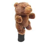 Plush Golf Head Covers, Soft Driver Wood Putter Protector, Club Headcover Set for Course Use or Travel, Funny Animal Themed Protection to Golfing Bags 15.75x7.09x3.54 Inches