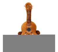 Plush Guitar Toy, Guitar Stuffed Model, Collectible Soft Instrument with Cute Design, Decorative Fuzzy Ornament for Women Teens Bedroom Table Adults Girlfriend Wife Desktop, 14,96 pulgadas