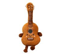Plush Guitar Toy, Soft Instrument Doll, 14.96 Inches, Stuffed Musical Figurine, Realistic Guitar , Home Room Decor, Cotton Gift, for Boys, Girls, Teens, Women, Men, Adults