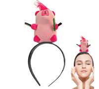 Plush Hair Hoop - Soft Comfortable Wide Headband Design, Capybara Animal Headbands, Spas Makeup Hairs Accessory | Ideal para Face Washing Beauty Rutine Home Spa Relaxation