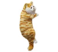 Plush Hanging catDecoration - Artificial Furry Kitten Toy, Ornament | Cute catPendant Decor for Home, , TV Stand, Bedroom, Car Mirror, and Gift Use