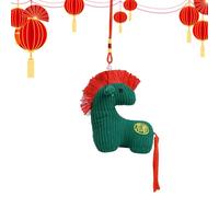 Plush Horse | 2026 Soft New Year Mascot Home Decor, 10.0cm Horse Toy Mascot Lunar New Year Ornament | Compact For Spring Festival Holiday Office Store Restaurant Tabletop Living Room