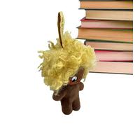 Plush Keychain - Cute Soft Toy Bag Charm with Afro Design | Mini Stuffed Accessory for Kids Classroom, Party Favors, or Holiday , Perfect for Valentine’s Day, Christmas, Easter, Birthday Present