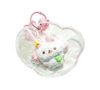 Plush Keychain, Silicone Bag Charm, Slow Rebound Sensory Toy with Cute Design, Compact Accessory with Portable Build, Fun Utility for Kids Teens Adults Men Women Students Classroom School Office, Lamb