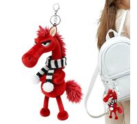 Plush Keychains,Fashion 2026 Year Of The Horse Plush Keyring - Horse Keyring Backpack Pendant - fsthetic, this purse charm brings a stylior Men Women Boys Girls Youth Teens Husband Son Daughter Family