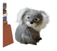 Plush Koala Toy, Realistic Animal Figure Display, 12cm Mini Desktop Decoration for Window Sill Dressing Table, Soft Fabric Handcrafted Cute Collectible Ornament, Animal Figurine for Kids Home Decor