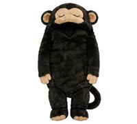 Plush Monkey Sleeping Bag - Cold Weather Adult Bed Sleeping Gear for Travel, Outdoor Camping, Indoor Relaxation, Backpacking, Hiking, Reading, and TV, Men and Women, 11.81x7.87x1.96 Inches
