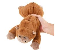 Plush Pen Bag - Estuche para lápices de animales y bolsa de gran capacidad | Organizador de almacenamiento de felpa suave con interior espacioso para bolígrafos, lápices y suministros diarios de oficina
