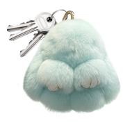Plush Pendnt para bolsas de bolso | POM Keychaiin Artificial | Conejito decorativo Keiyhain Pendaint | Colgante de bolsas de peluche portátiles, linda decoración del llavero para carteras, adecuado pa