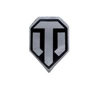 Plush pillow world of tanks with logo, 30 cm