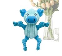 Plush Puppy Chewing Toy, Interactive Animal Squeaker, 30x18x4cm Size with Molar Cleaning Feature, 100g Lightweight Design, Sturdy Double-Stitched Frame with Playful Style, Pet Accessory for Apartment