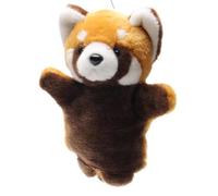 Plush Raccoon Wrestler Hand Puppet | Padded Cat Wrestling Toy For Interactive Play | Cuddly Animal Hand-Operated Game Partner | Safe Boredom Relief Exercise Buddy