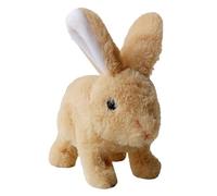 Plush Realistic Interactive Bunny 16 x 9 x 16 cm 150 g 2026 Model - Walking Twitching Ear Shaking Robot Rabbit Toy for Kids, Easter Birthday Gift
