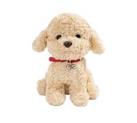 Plush Robot Puppy Toy - Interactive Walking Dog for Kids Playtime | Soft Electronic Pet with Lively Movements, Realistic Features for Boys Girls Teens Family Fun Birthday Christmas Holiday Activities