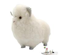 Plush Sheep | Realistic Lamb Toy Decoration,Soft Sheep Dolls,for Home Dormitory Living Room Office Windowsill Indoor Bedroom