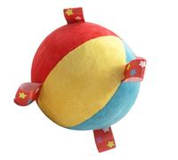 Plush Sound Orb - Interactive Play Sphere, Textile Ball with Hidden Jingle Mechanism, Color Stimulation Toy, Lightweight Nursery Item, Cognitive Sensory Trainer for Infant Exploration Skills