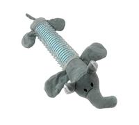 Plush Squeaky Dog Toy, Animal Shaped Chewing Plush, Puppy Sound Squeaker, Self-Play Squeeze Grunting Plaything, Pet Toys for Small Medium Large Dogs, 11.81x5.12x2.36 Inches