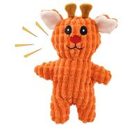 Plush Squeaky Dog Toys, 9,45 x 5,51 x 1,97 pulgadas Adorable Compact Tough Stuffed Animal Chew Toy Puppies, Squeaker Teething Plush for Boredom Relief and Cleaning