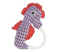 Plush Squeaky Dog Toys, Squeaker Sea Animal Chewing Plush, Cotton Rope Interactive Game, Crinkle Paper Design Aggressive Chewers, Pet Entertaining Doll For Playtime, 7.48x9.84 In