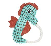 Plush Squeaky Dog Toys, Squeaker Sea Animal Chewing Plush, Cotton Rope Interactive Game, Crinkle Paper Design Aggressive Chewers, Pet Entertaining Doll For Playtime, 7.48x9.84 In