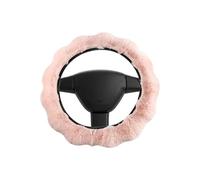 Plush Steering Wheel Cover - Fuzzy Car Steering Grip for Winter Warmth | Soft Fabric with Non Slip Core, Stretch Fit, Car Interior Accessory for Comfort and Style Plush and Comfortable14.96in