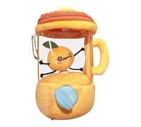 Plush Stuffed Animals, Soft Doll Toys, Huggable Fruit Blender Design, Cute Drawstring Plush with Rotatable Feature for Bedroom Sofa Gift, 6.3 Inches, Yellow Orange Green, 1 Piece