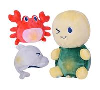 Plush Toy for Babies, Sleep Doll for Kids, Turtle Crab Dolphin Stuffed Sensory Toy, Soothing Music and Light Companion, Perfect for Sleep Time, 10.43x6.3x5.51