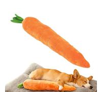 Plush Toys For Dogs - 11.42 pulgadas Carrot Shape Interactive Teething Game, Puppy Squeaky Toys | For Alone Time Tug Of War Training Fetch Daycare Home Crate Kennel