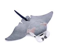 PLUSHIVE Stingray Fish - Peluche realista de 15 pulgadas, mantarraya, lubina, leopardo, mantarraya, mar profundo, lindo juguete de peluche de patín, regalo para niños