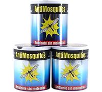 PLUSHOME Pack de 3 latas 95 gr Cada una de Gel de citronela Repelente de Mosquitos CITRONGEL CON ESENCIAS NATURALES
