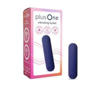 plusOne Bala Vibradora Morada para Estimulación Externa, Juguete Sexual de Bienestar de 3 Pulgadas para Mujeres, Resistente al Agua, Silenciosa y Discreta con 10 Modos de Vibración