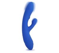 plusOne Masajeador Vibrante Dual Luxe para Estimulación Interna y Externa para Mujeres con Perla Masajeadora y 5 Movimientos de Caricia, Resistente al Agua, 10 Modos de Vibración
