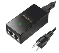 PLUSPOE Adaptador de inyector Gigabit PoE pasivo de 24 voltios para dispositivos Ubiquiti y Mikroik, apto para Ubiquiti POE-24W-G (no para 802.3af/at)